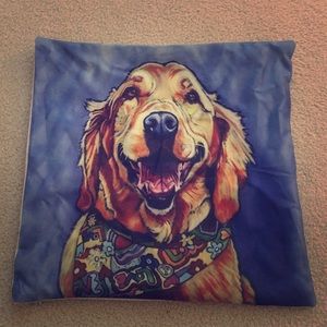 Golden Retriever Pillow Cover